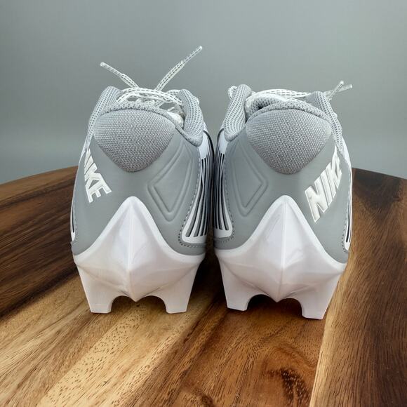 Nike Vapor Edge 360 VC Football Cleats Mens Size 8 White Silver DO6294-100 main image 5